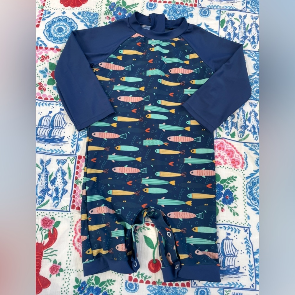 EUC Umelok Baby Boy One Piece Swimwear
